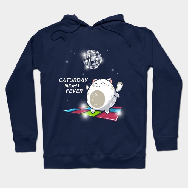 Caturday Night Fever Hoodie by OmarFeliciano_PrimitiveTool